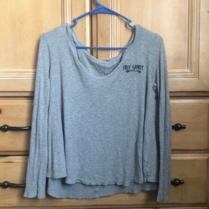 Free Spirit Grey Long-sleeve